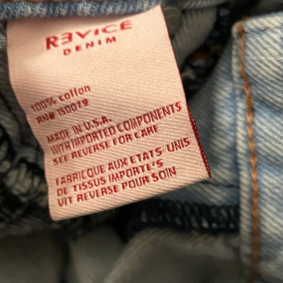 Revice Gemini Crossroads Two Tone Mom Jeans Size 32 12 - Picture 5 of 9